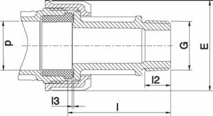 I2 I3 Peso (g) Código 32 x 3/4" 39 68 18 1.