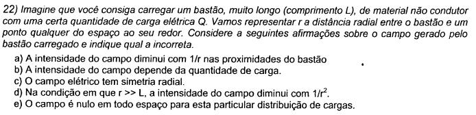 Uma esfera condutora imersa num campo uniforme gera um campo fora da esfera que é uma superposição de um campo uniforme e o campo gerado por um dipolo elétrico no centro da esfera.