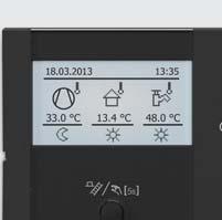 Lambda-Gx A combinação de condensação a gás/solar GCU compact vem equipada com um controlador de combustão automatizado.