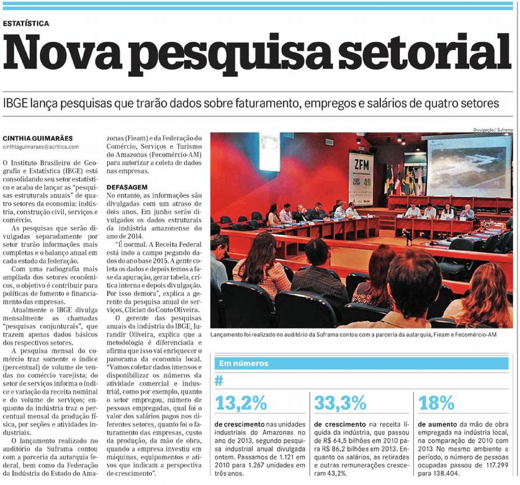 Meio: Jornal a crítica Editoria: