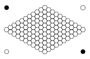 9.JOGO: HEX HISTÓRIA O Hex foi inventado duas vezes. A primeira, pelo cientista e poeta dinamarquês Piet Hein, em 1942, a segunda, pelo matemático americano John Nash, em 1948.