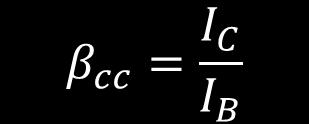 Configuração Emissor-Comum (EC) Beta ( ) : fator de