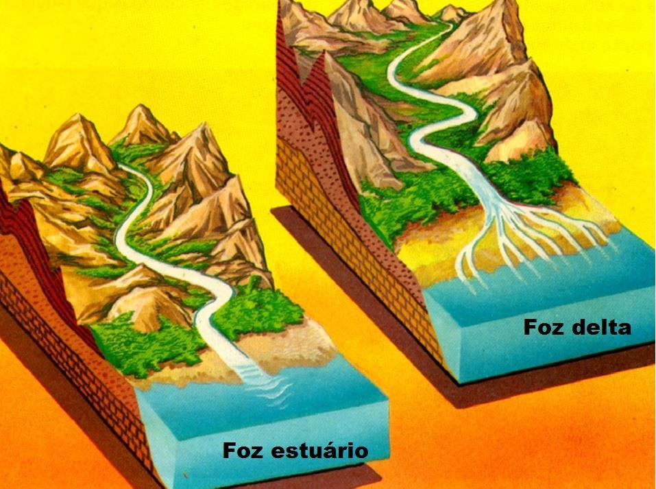 Brasil: predomínio de rios estuários