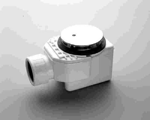 p/bac douce trou 60 mm Válvula sifonada Wirquin p/ base de chuveiro c/ furos 50 e 60 mm Valve Wirquin for shower tray with waste hole 50 & 60 mm