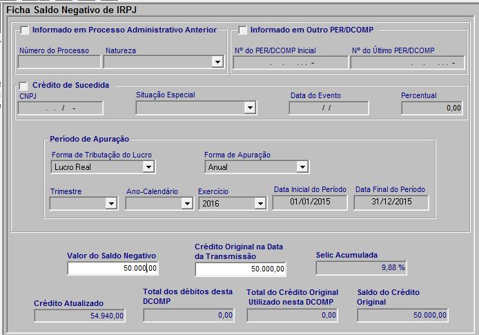 Ficha dados iniciais