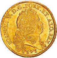 77* Ouro Peça 1747