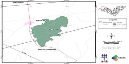 MATERIAL E MÉTODOS Caracterização da área de estudo A pesquisa foi realizada no município de Maravilha, Alagoas, que possui uma área de 302,057 Km² (IBGE, 2010) e está inserido na coordenada