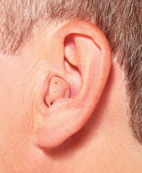 Praticamente invisível Para perda auditiva de leve a