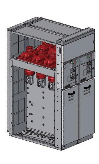 SDD Unidade com interruptor de manobra-seccionador duplo Unidade disponível na largura 750 mm e incluídos 2 seccionadores com interconexão mecânica entre si.