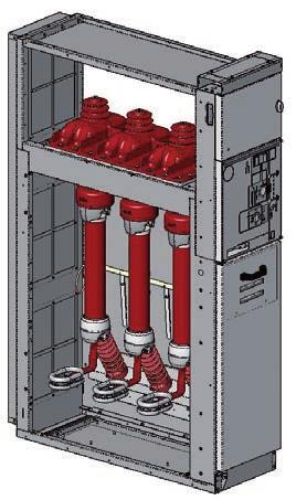 SFS Interruptor de manobra-seccionador com fusíveis isolamento Unidades disponíveis nas larguras 375 mm e 500 mm.