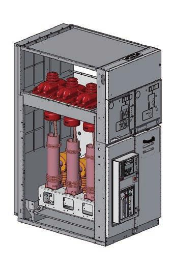 2. Unidades típicas SBS Disjuntor com interruptor de manobra-seccionador isolamento Unidades disponíveis na largura 750 mm.