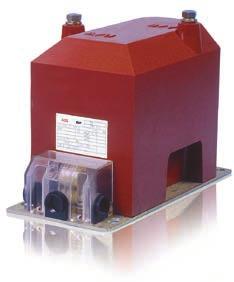 Transformadores de instrumentação Transformadores de corrente em conformidade com as normas DIN Os transformadores de corrente DIN são isolados em resina e são usados para alimentar dispositivos de