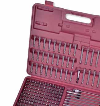 Universal bit case Estuche universal de puntas Mala de bits universaís C6.3 E6.3 289 PCS 25 50 75 15 1.5-2-2.5-3-3.5-4-4.