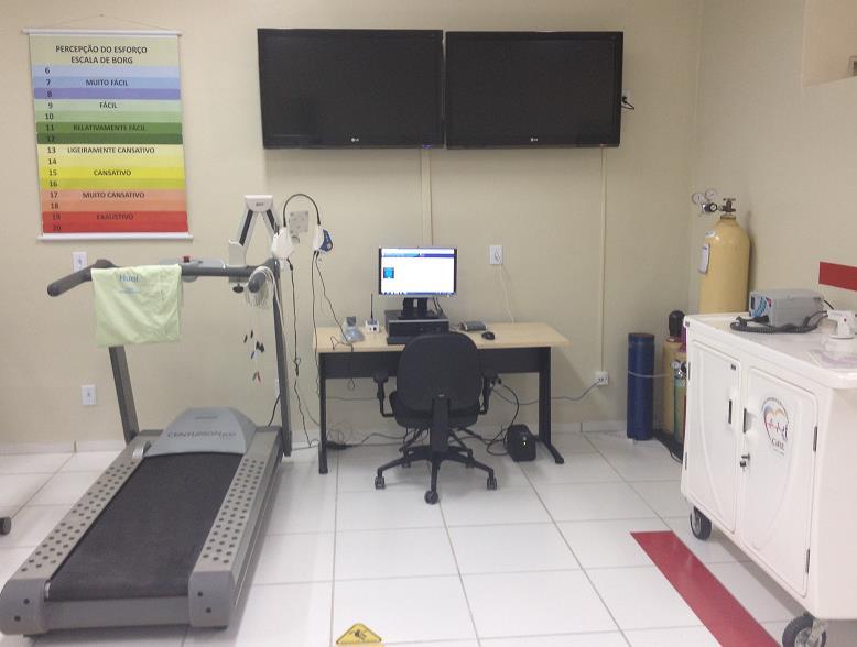 Figura 3. Laboratório de Função cardiorrespiratória do Hospital Universitário Onofre Lopes.