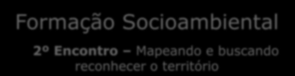 Formação Socioambiental 2º