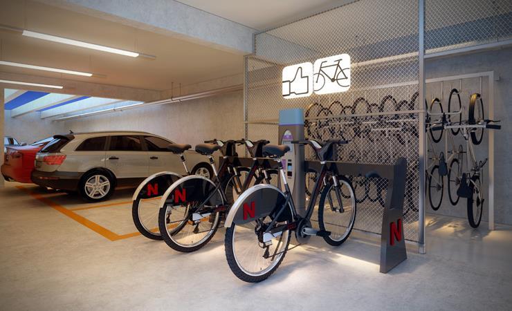 oferta de vagas em edificações com melhor acessibilidade ao transporte público Exigir a implantação de bicicletários com infraestrutura adequada de acordo com o