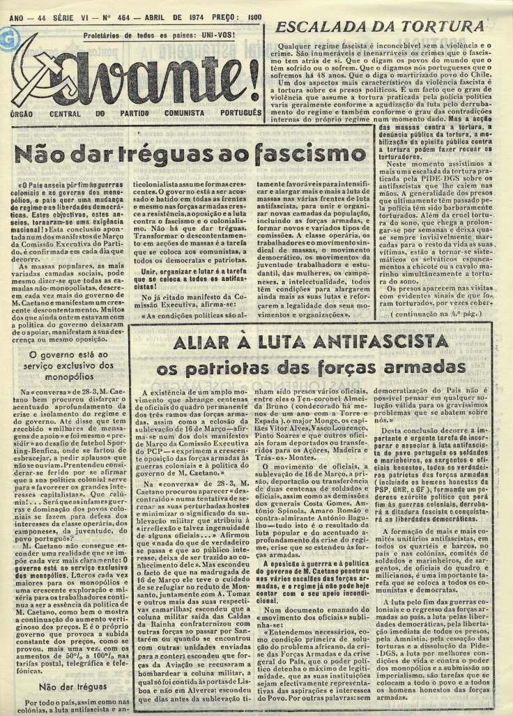 Nesse texto é abordado o arco histórico entre o VI Congresso e 1976: os