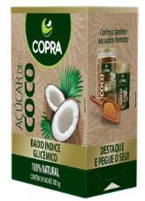 elaborado 100% com polpa do coco seco integral. Disponível em embalagem sustentável de vidro com 210 g.