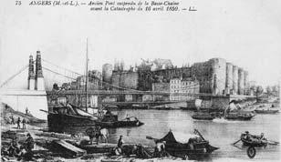 16/11/016 A ponte Angers, também conhecida como Ponte Basse Chaîne entrou em colapso em 16 de Abril de 1850 quando