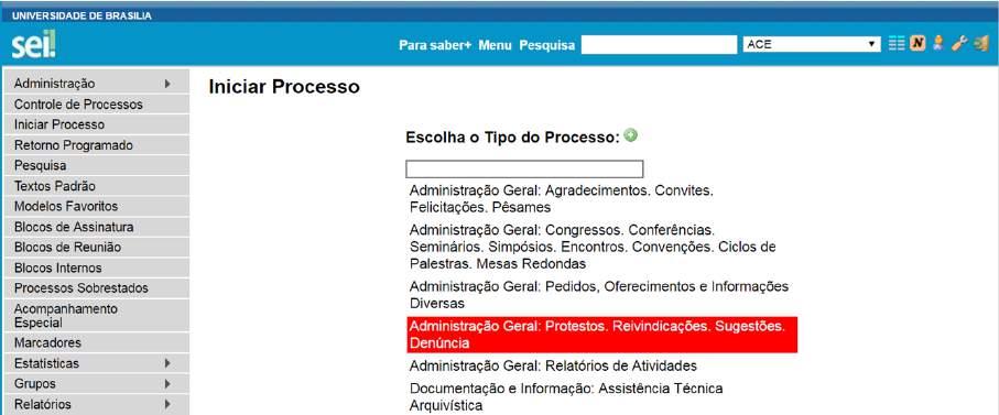 4. Só podem ser efetuadas modificações no cadastro do processo por meio do ícone se o processo estiver aberto na unidade. 5.