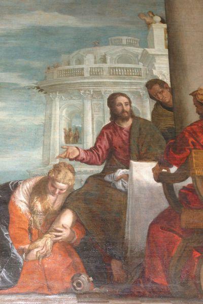 Maria Madalena lava os pés de Jesus Versailles O Papa São Gregório Magno, foi um zeloso reformador da Igreja, foi quem estabeleceu regras para o canto e cerimônias litúrgicas na Igreja e tornou-se