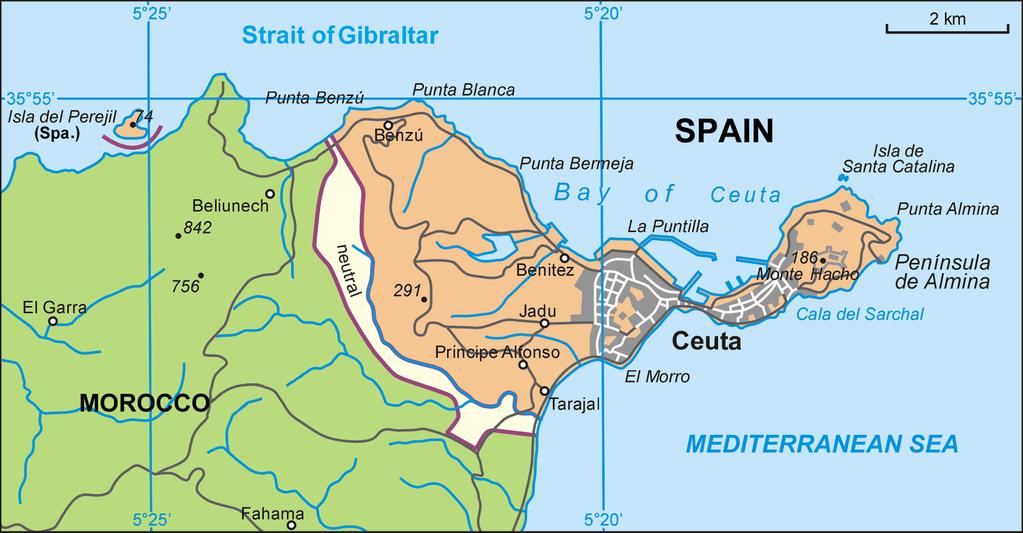 Ceuta e Melilha: o conflito de