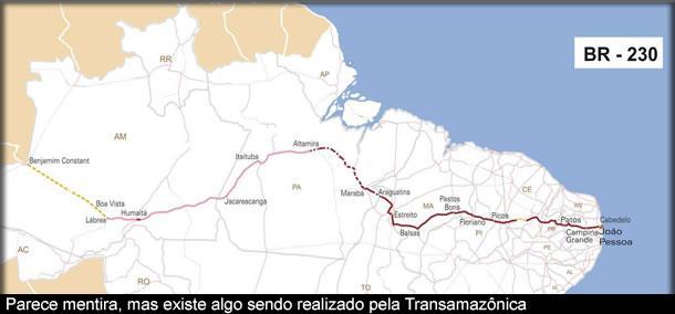 300 km de comprimento, cortando os estados brasileiros de Pará e