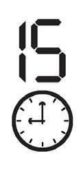Sensor de timer: Serve para definir um tempo de cozimento entre 0 e 99 minutos no anel