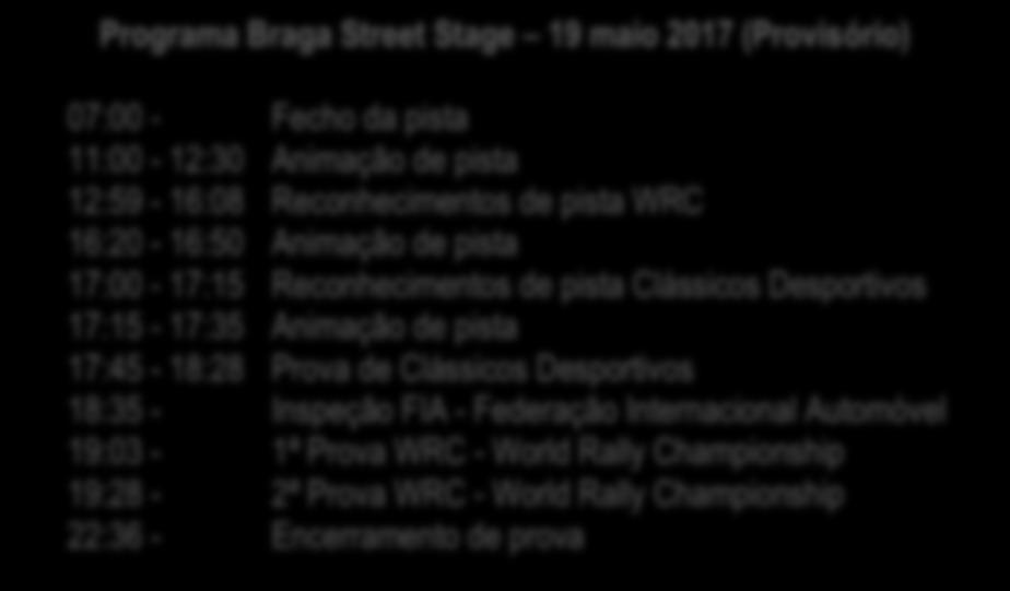 os transtornos aos nossos comerciantes e cidadãos, garantindo toda a segurança do evento que colocará Braga além-fronteiras pelos melhores motivos.