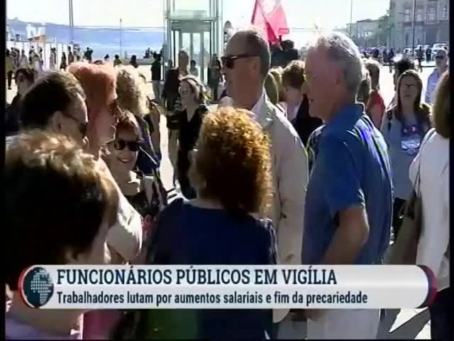 Declarações de Ana Avoila, Frente Comum; Arménio Carlos,