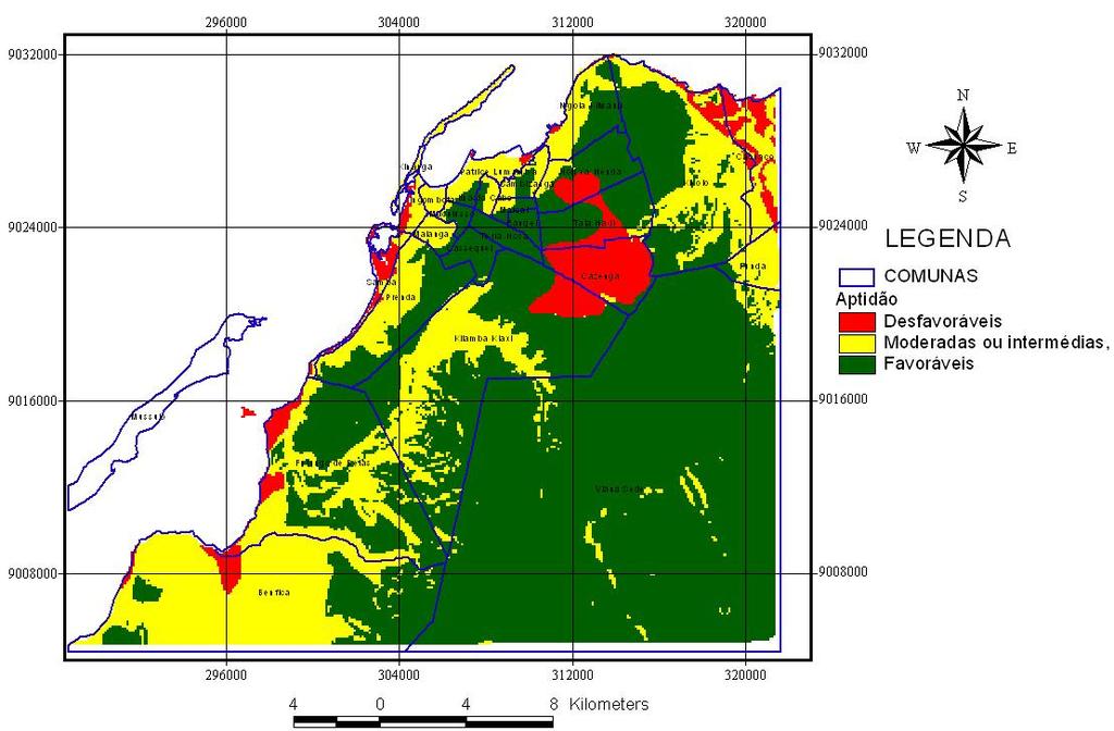 Mapa digital de Aptitud ingeniero geológica Dos variables