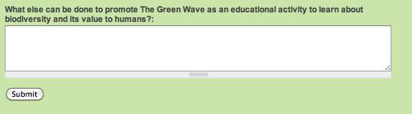 Passo 6 O que mais pode ser feito para promover a Onda Verde como uma atividade educativa