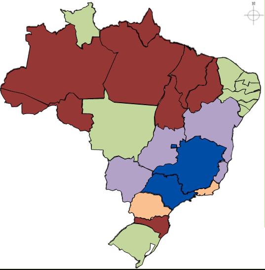 Índice médio de atendimento urbano por rede coletora de esgotos dos