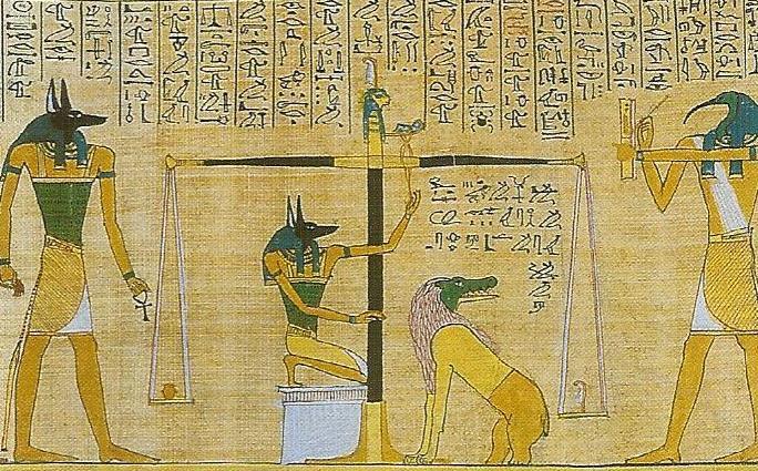 Eram politeístas e acreditavam na ressureição da alma (mumificação do corpo); Faraó Akhenaton oferecendo flores de papiro ao deus Aton, representado pela figura do globo solar, Faraós-> considerado