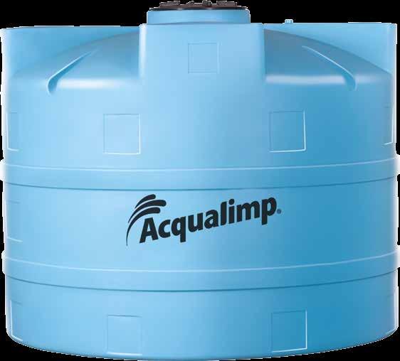 Armazenamento de Água Cisterna Sem equipamentos Capacidade (L)* Altura Diâmetro USO ENTERRADO MAIOR GARANTIA DO MERCADO 2.