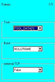 Programming a CIRC motion Tool select tool Tool_Data[1].