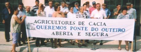 ACTIVIDADES DA CNA E ASSOCIADAS AGOSTO Concentração de Agricultores de Cacia no Governo Civil de Aveiro.