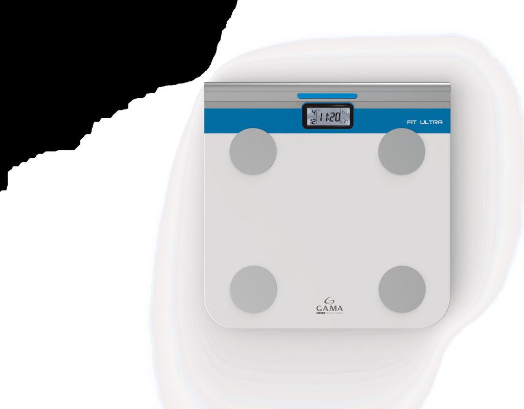 FIT ULTRA BALANÇAS A balança Fit Ultra conta com capacidade de pesagem de até 150kg e memória para 10 usuários, indicando de maneira rápida e precisa o peso, além de possuir a capacidade de medir