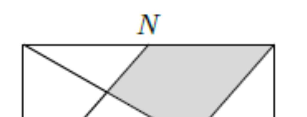 Exercício 4: ( OBMEP 2013 -N2Q7 1ª fase) A figura representa um retângulo de 120 m 2 de área.