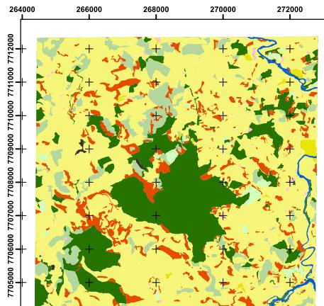 CE s. Este método foi implementada no software ArcGIS 9.3 o qual, ao contrário de outros softwares não possui número limitante de classes a serem pareadas.