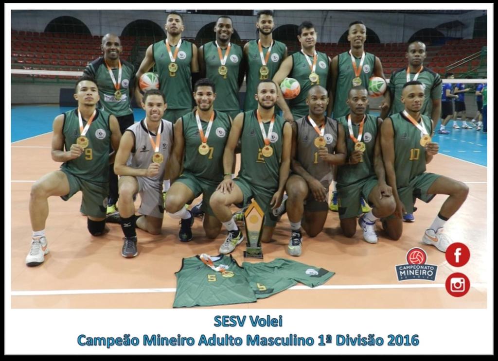 48 Copa FMV - Campeonato Mineiro Adulto Masculino 2016 1ª Divisão Local: Período: Equipes participantes: Número de