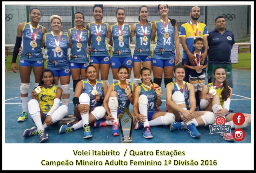 49 Campeonato Mineiro Adulto Feminino 1ª Divisão Período: 18 DE NOVEMBRO A 18 DEZEMBRO Equipes participantes: 03 Número de