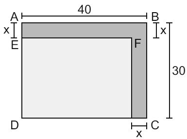 a) 10 m b) 15 m c) 0 m d) 5 m e) 30 m 14 - (UEFS BA) Um terreno quadrado tem 8900m de área.