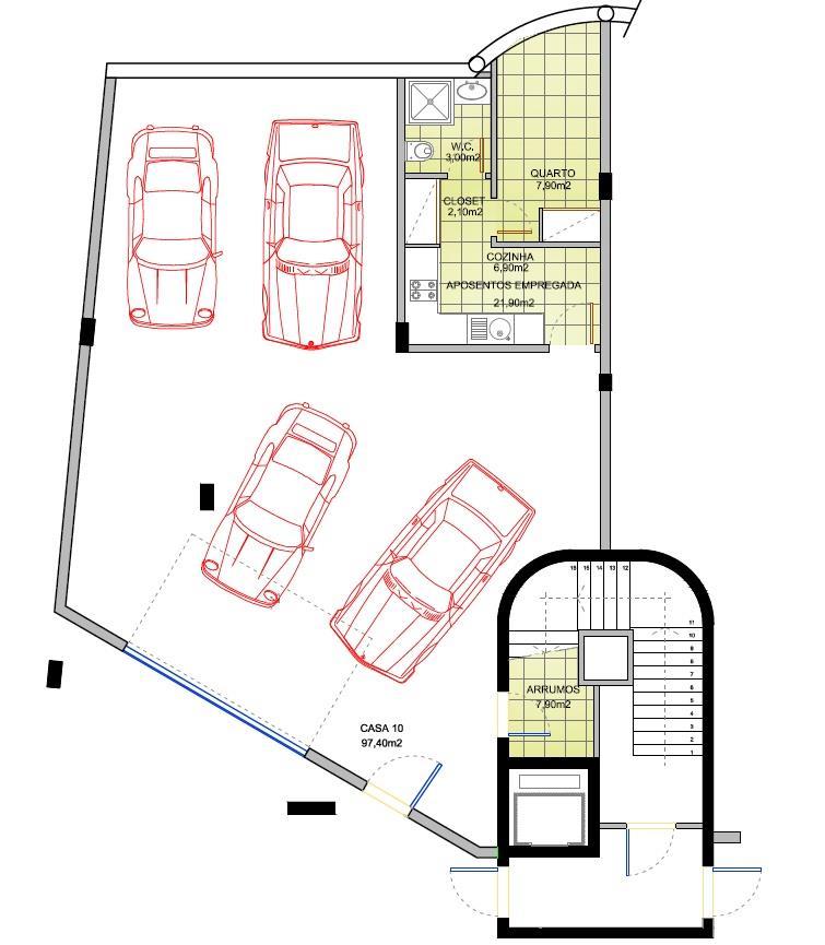 Garagem Garage - Garagem para 5 carros e zona de arrumos.