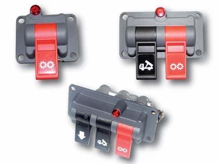 Comandos de Controlo pneumático com sinal luminoso Pneumatic controls, warning light Comandos Pneumáticos para 1,2 e 3 vias, com Sinal luminoso de funcionamento.