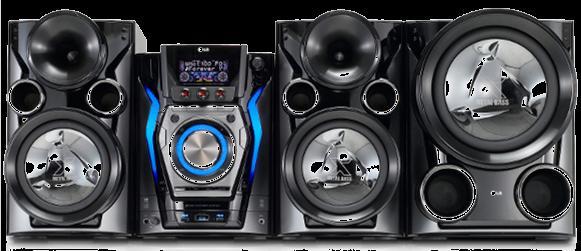 Mini System Nacional Ago/2011 MCT806 - Potência Total de Saída de 810W Tecnologia ------------------------ 270W RMS x 2 + 270W (10% THD) - Alto-falantes X-Metal Os alto-falantes tem um melhor