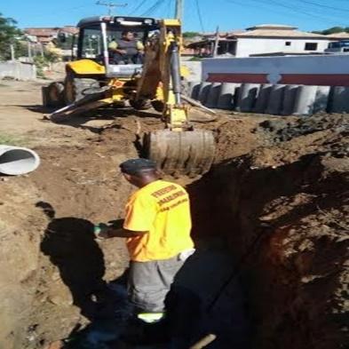 Figura 34: Obras de recapeamento no bairro Campo