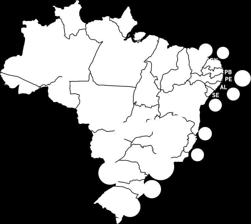 O estado de São Paulo concentra 41% das unidades produtoras de Tecnologia em Nutrição