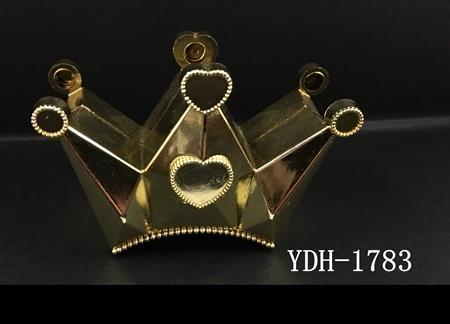 镶钻圆盒 YDH-1827 PORTA JOIA REDONDO DOURADO