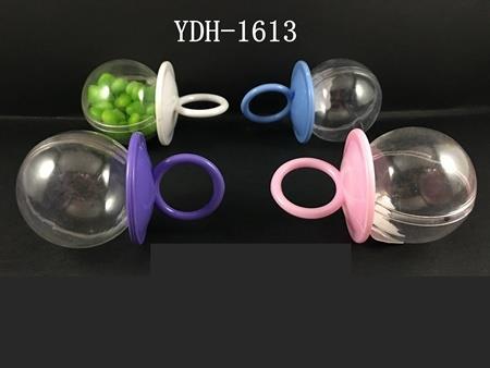 全透明大奶嘴 YDH-1660 CHUPETA ACRILICA C/4 CORES ROSA AZUL,ROXA TRANSP PCT12 PCS PCS